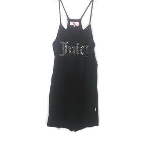 Juicy Couture Sleepwear Juicy Bling Spellout Terry Cloth Romper